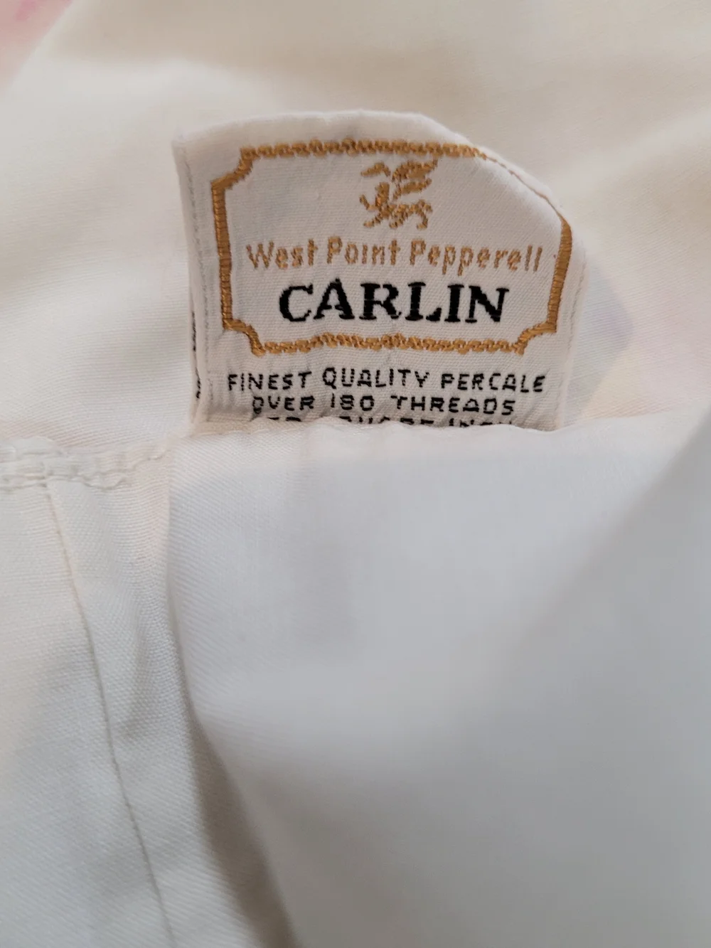 Vintage Martex & Carlin Floral Pillowcase Lot (2)  Retro Cottagecore Percale